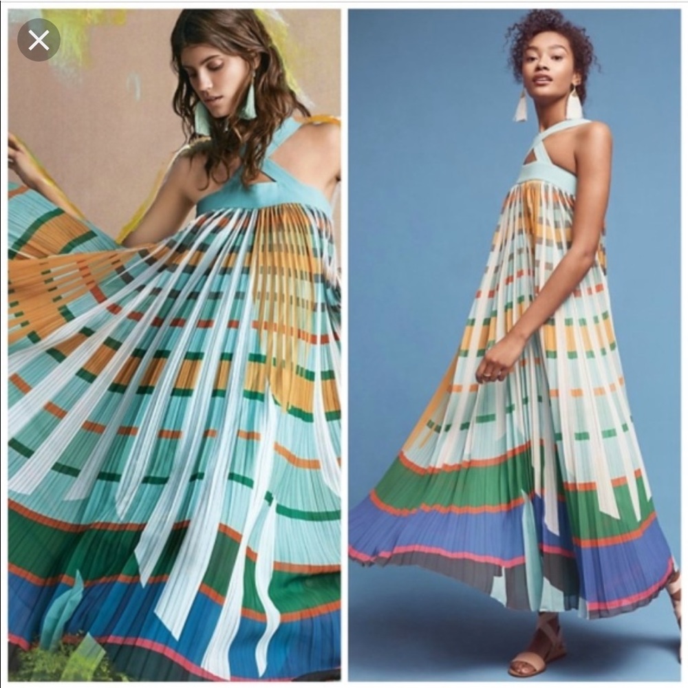 Anthropologie, Geisha Designs, “Abstraction” Maxi